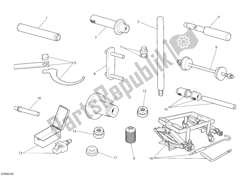 All parts for the Workshop Service Tools, Frame of the Ducati Streetfighter S USA 1100 2010